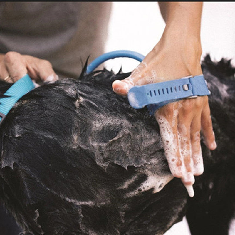 Douche massante pour chien