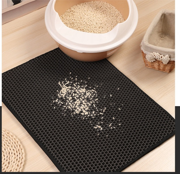 Tapis de litière pour chat