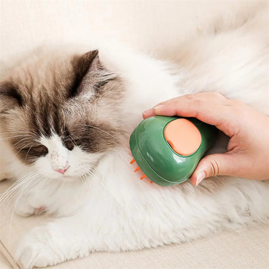 Brosse à vapeur pour chat
