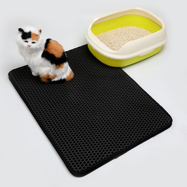 Tapis de litière pour chat