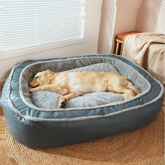 Lit chaud pour chien en hiver