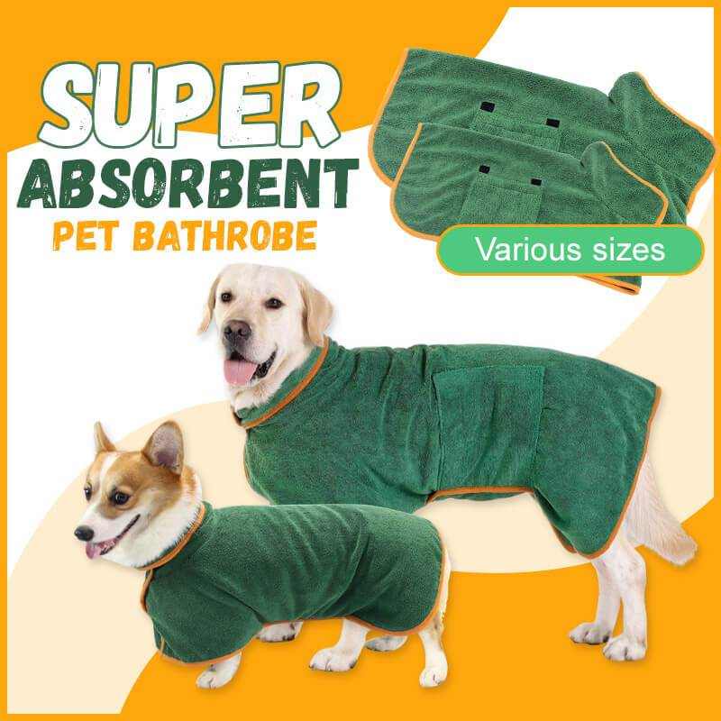 Serviette de bain pour chien