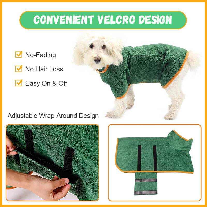 Serviette de bain pour chien