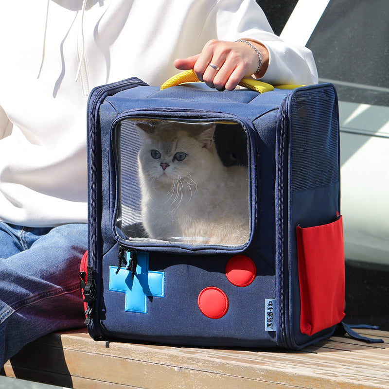 Sac pour chat de style rétro