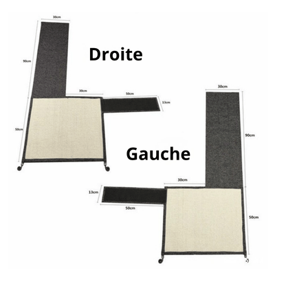 Grand tapis taille-griffes pour chat