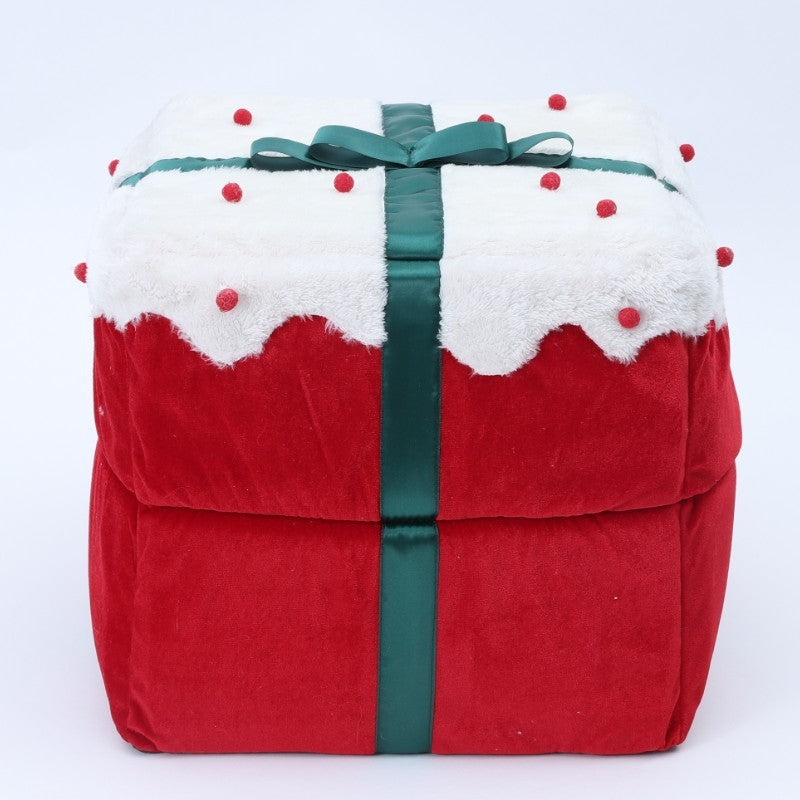 Lit double pour animaux de compagnie de Noël