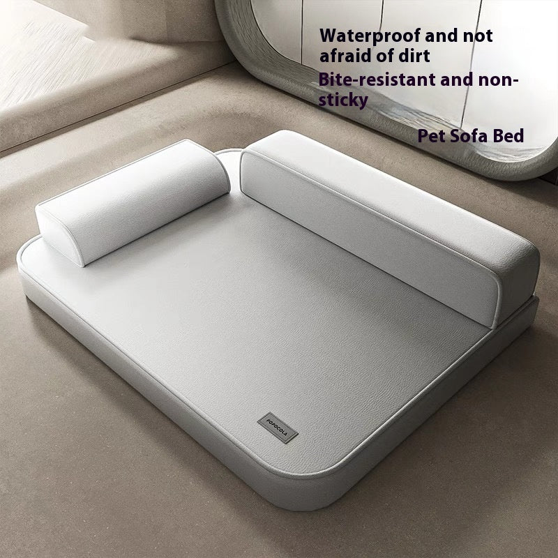 Lit pour chien imperméable et lavable