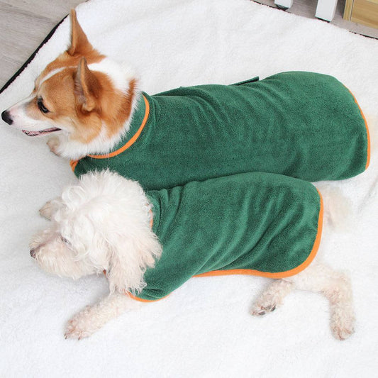 Serviette de bain pour chien