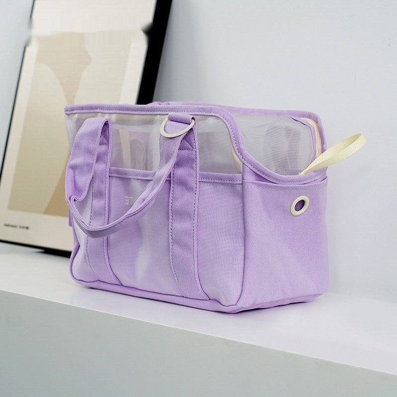 Sac à emporter en maille respirante pour animaux de compagnie pour l'été