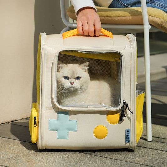 Sac pour chat de style rétro